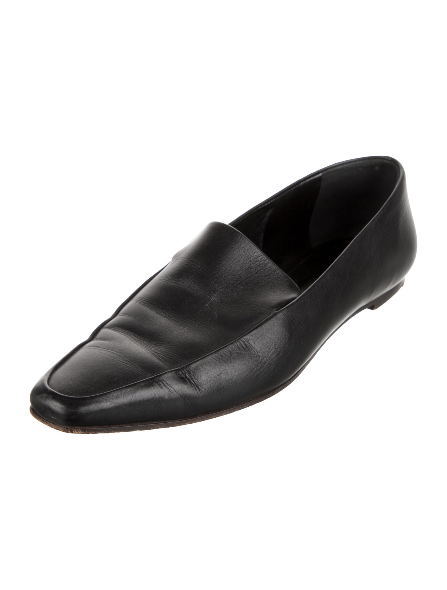 The Row Awar Leather Loafers