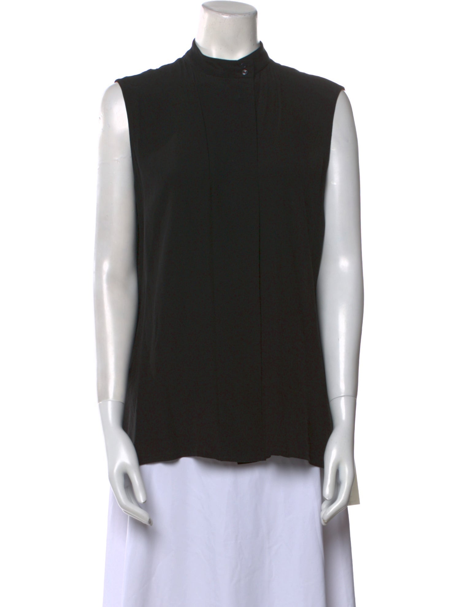 The Row Sleeveless Silk Blouse