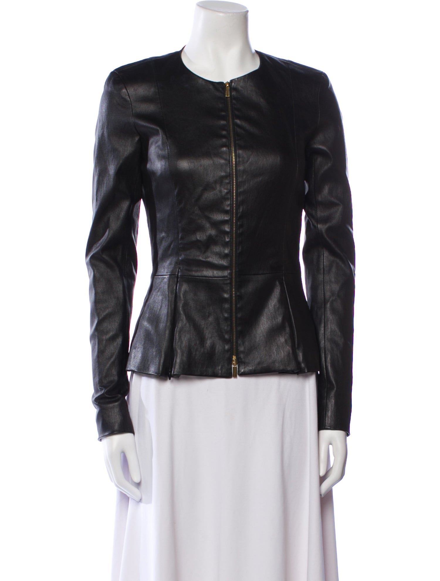 The Row Anasta Biker Leather Biker Jacket