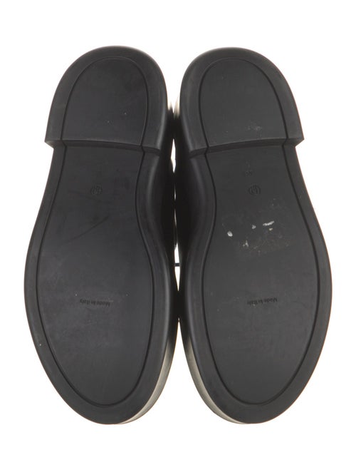 The Row Zipped 1 Leather Combat Boots