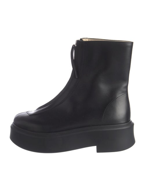 The Row Zipped I Leather Boots