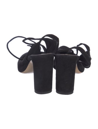 The Row Suede Slingback Pumps