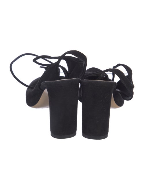 The Row Suede Slingback Pumps