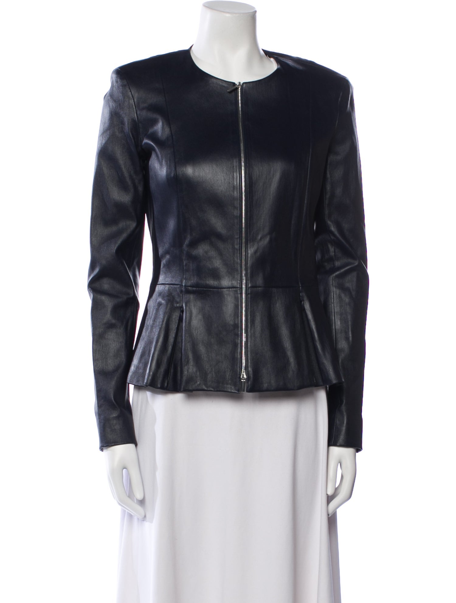 The Row Anasta Biker Leather Biker Jacket w/ Tags