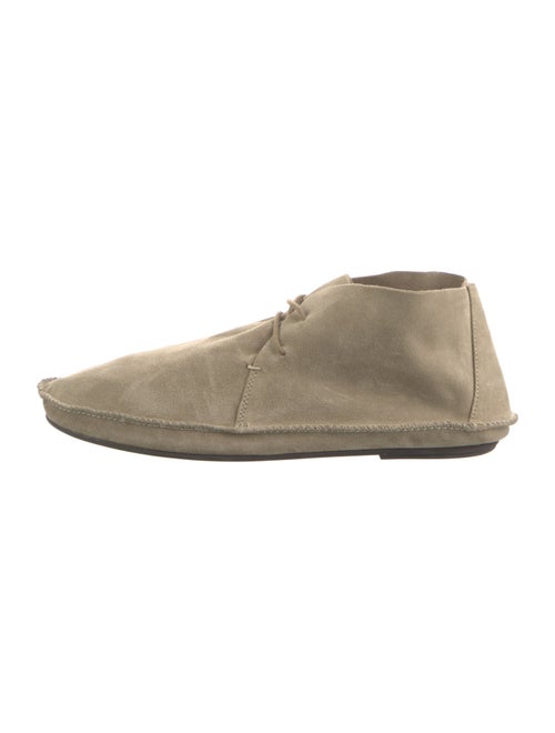 The Row Tyler Suede Lace-Up Boots