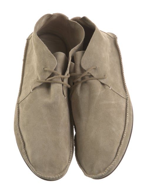 The Row Tyler Suede Lace-Up Boots