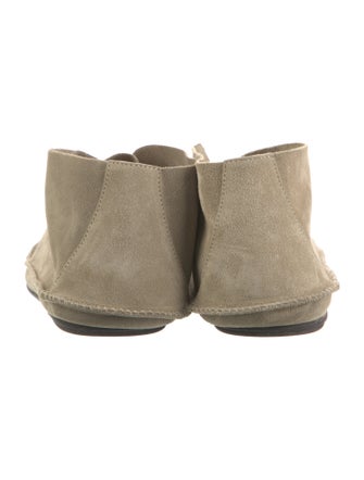 The Row Tyler Suede Lace-Up Boots