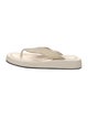 The Row Ginza Velvet Flip Flops
