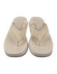 The Row Ginza Velvet Flip Flops