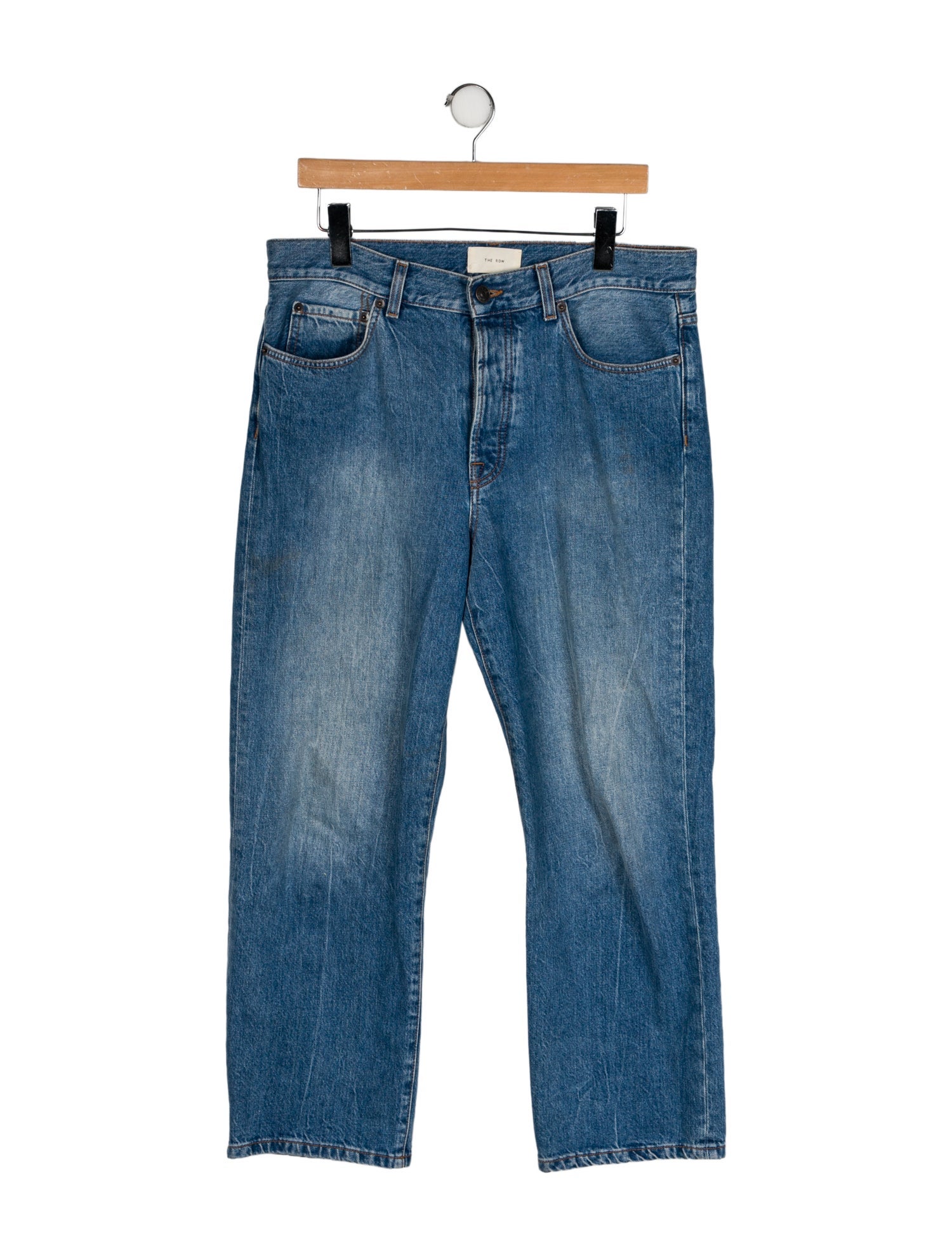 The Row High-Rise Wide Leg Jeans