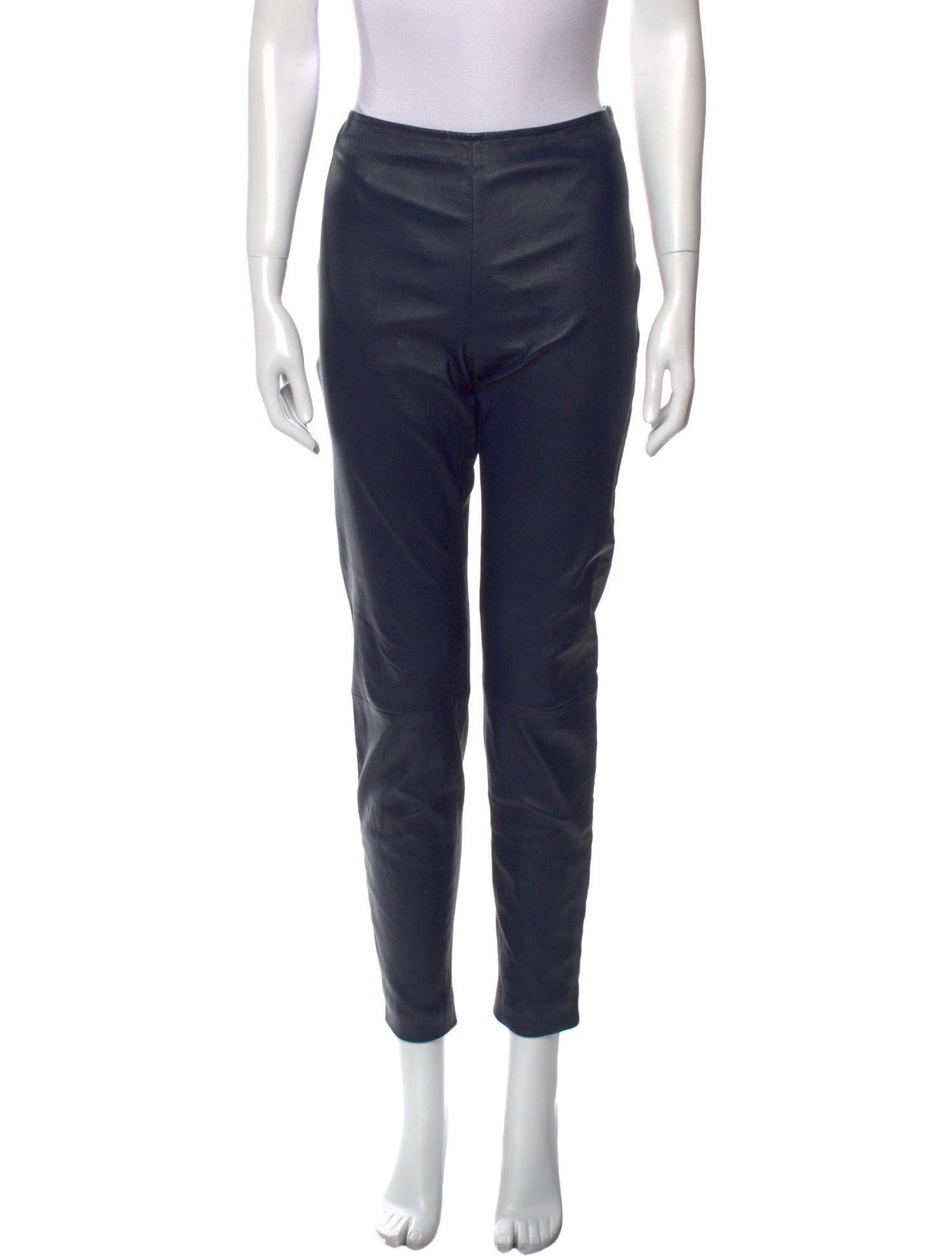 The Row Leather Skinny Leg Pants