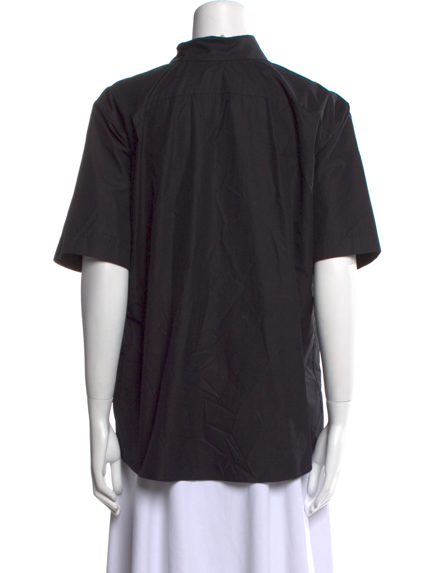 The Row BEC Short Sleeve Button-Up Top