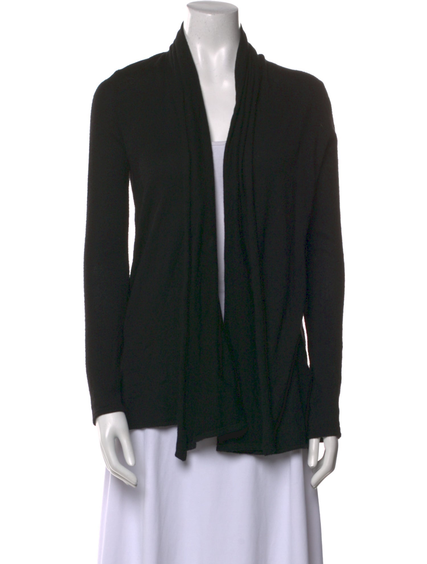 The Row Nylon Open Front Sweater