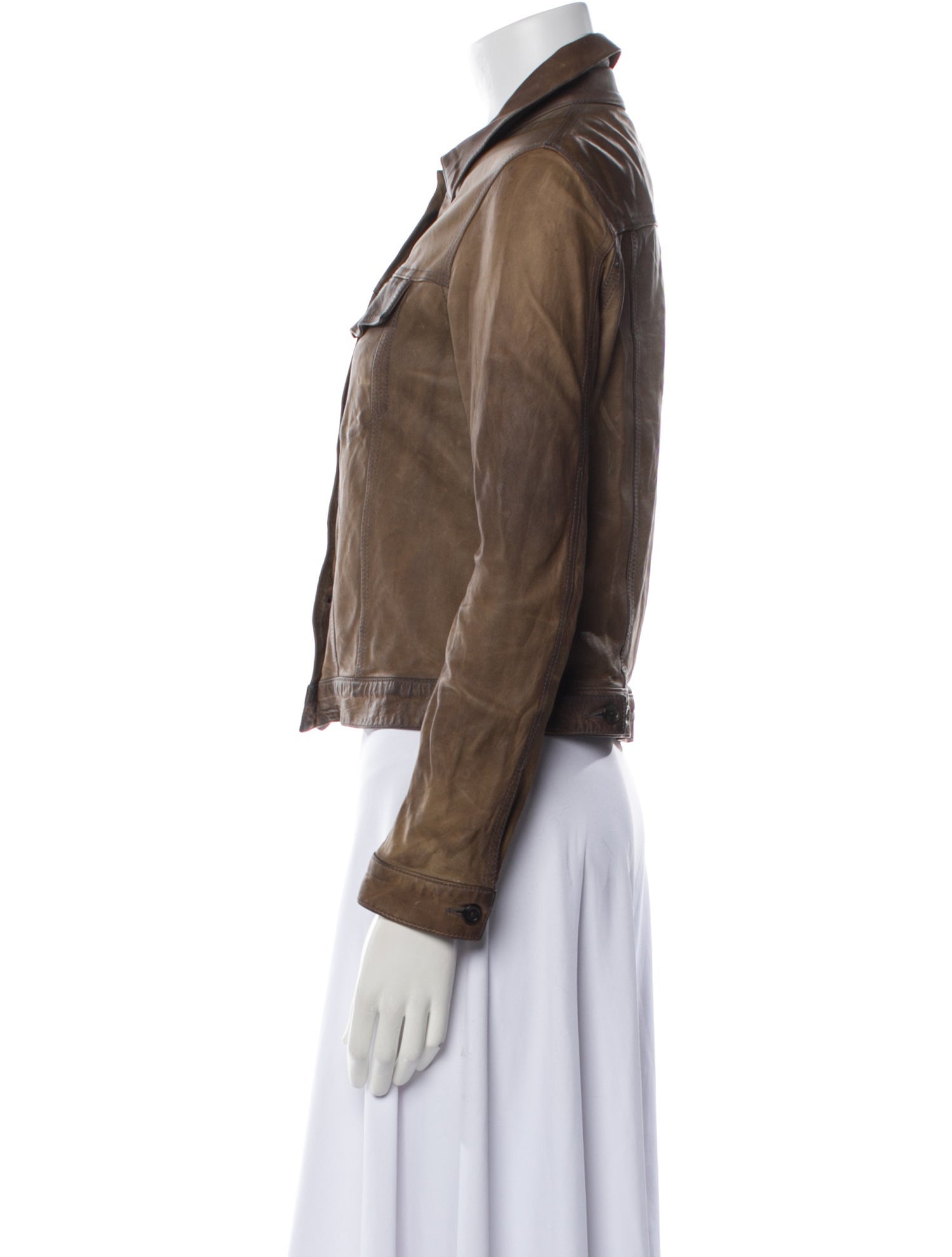 The Row Leather Utility Jacket
