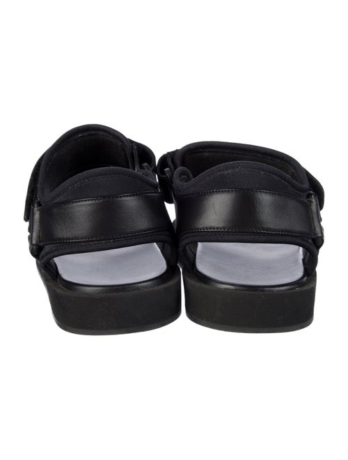 The Row Hook-and-Loop Leather Slingback Sandals