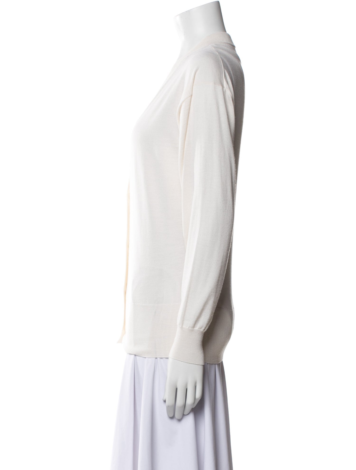 The Row Cashmere V-Neck Sweater