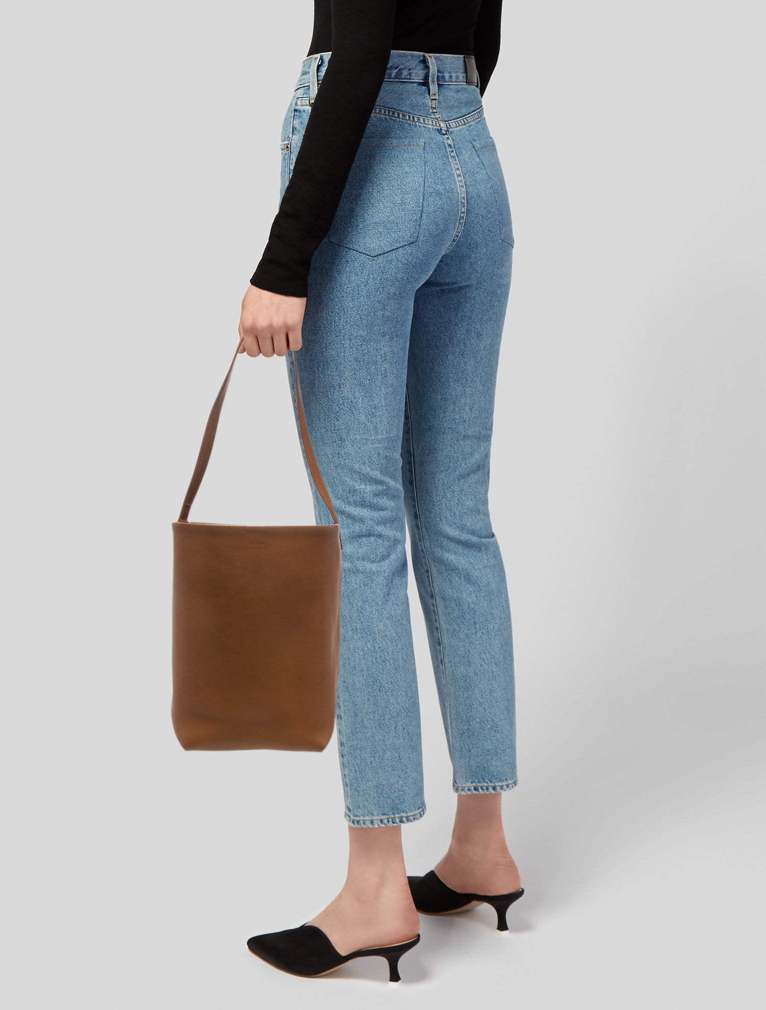 The Row Leather N/S Park Large