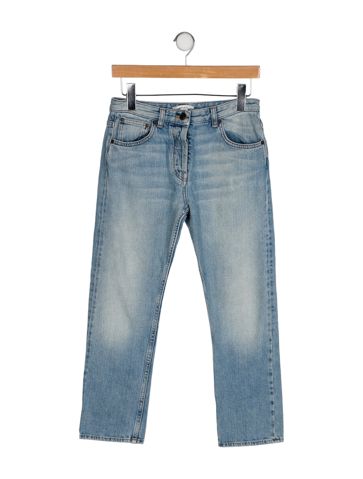 The Row Mid-Rise Skinny Leg Jeans