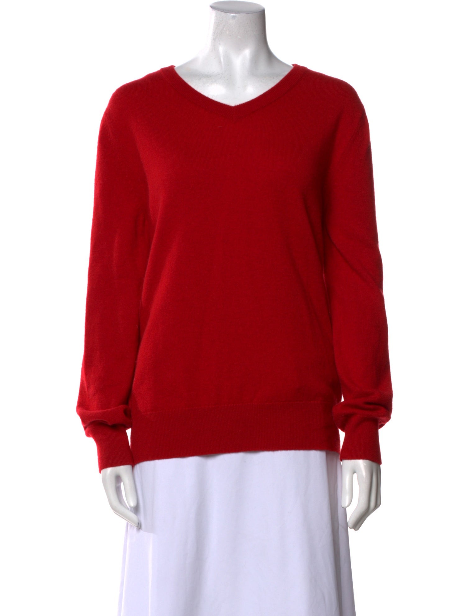 The Row Cashmere V-Neck Sweater