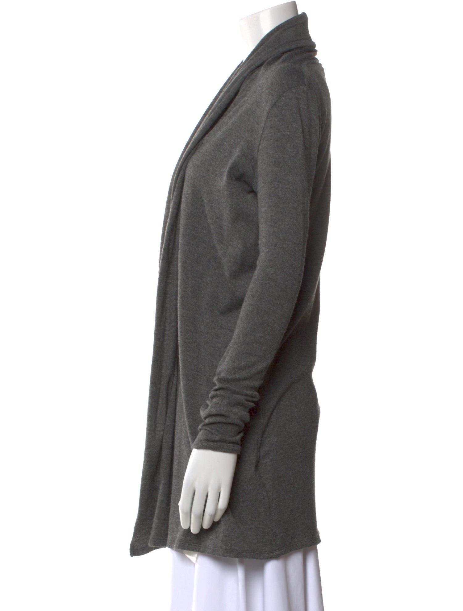 The Row Nylon Open Front Sweater