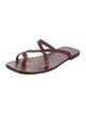 The Row Link Leather Slides