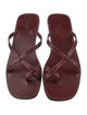The Row Link Leather Slides