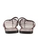 The Row Link Leather Slides