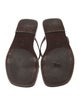 The Row Link Leather Slides