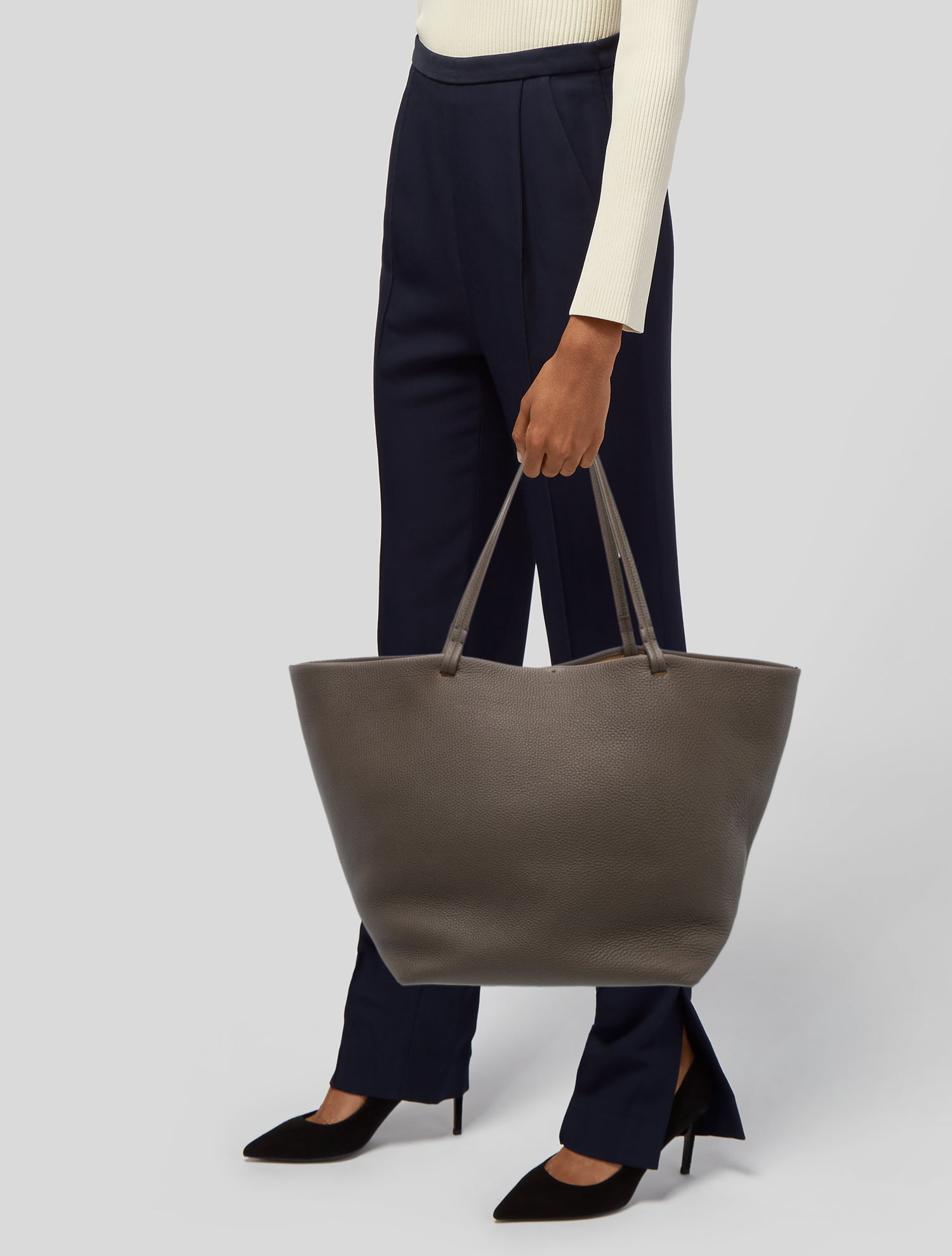 The Row Leather Park Tote XL