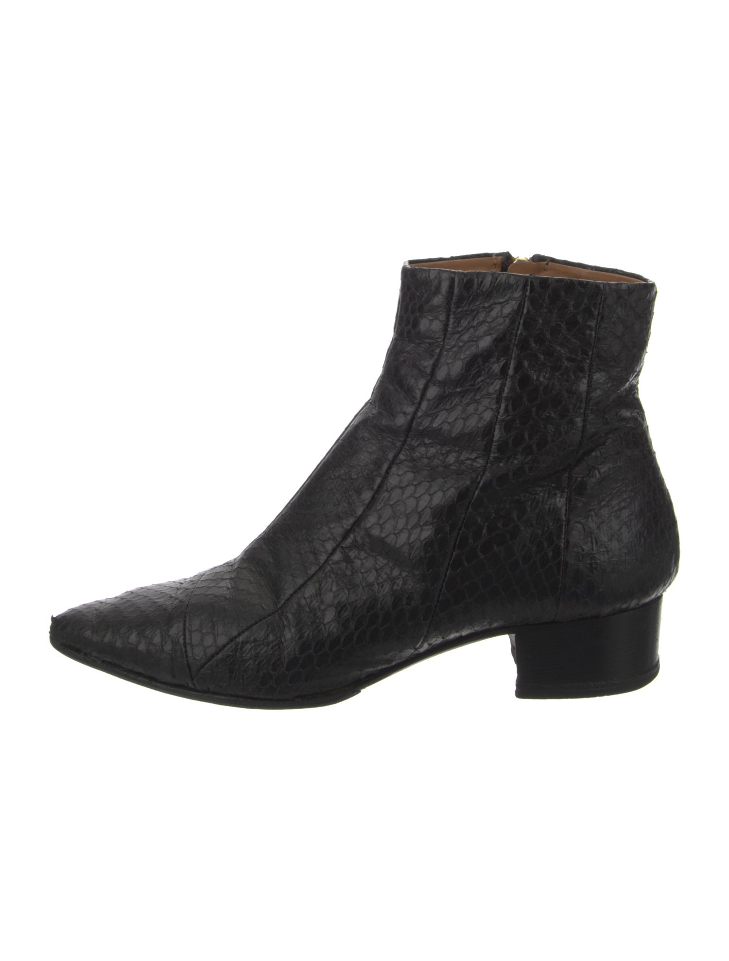 The Row Snakeskin Boots