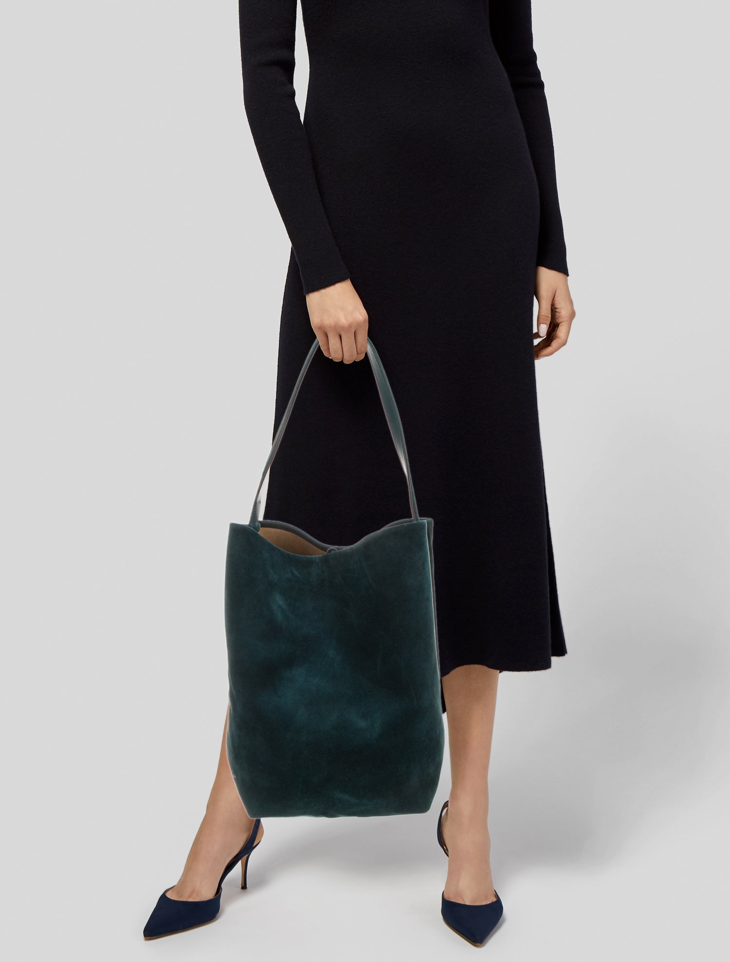 The Row Suede N/S Park Large