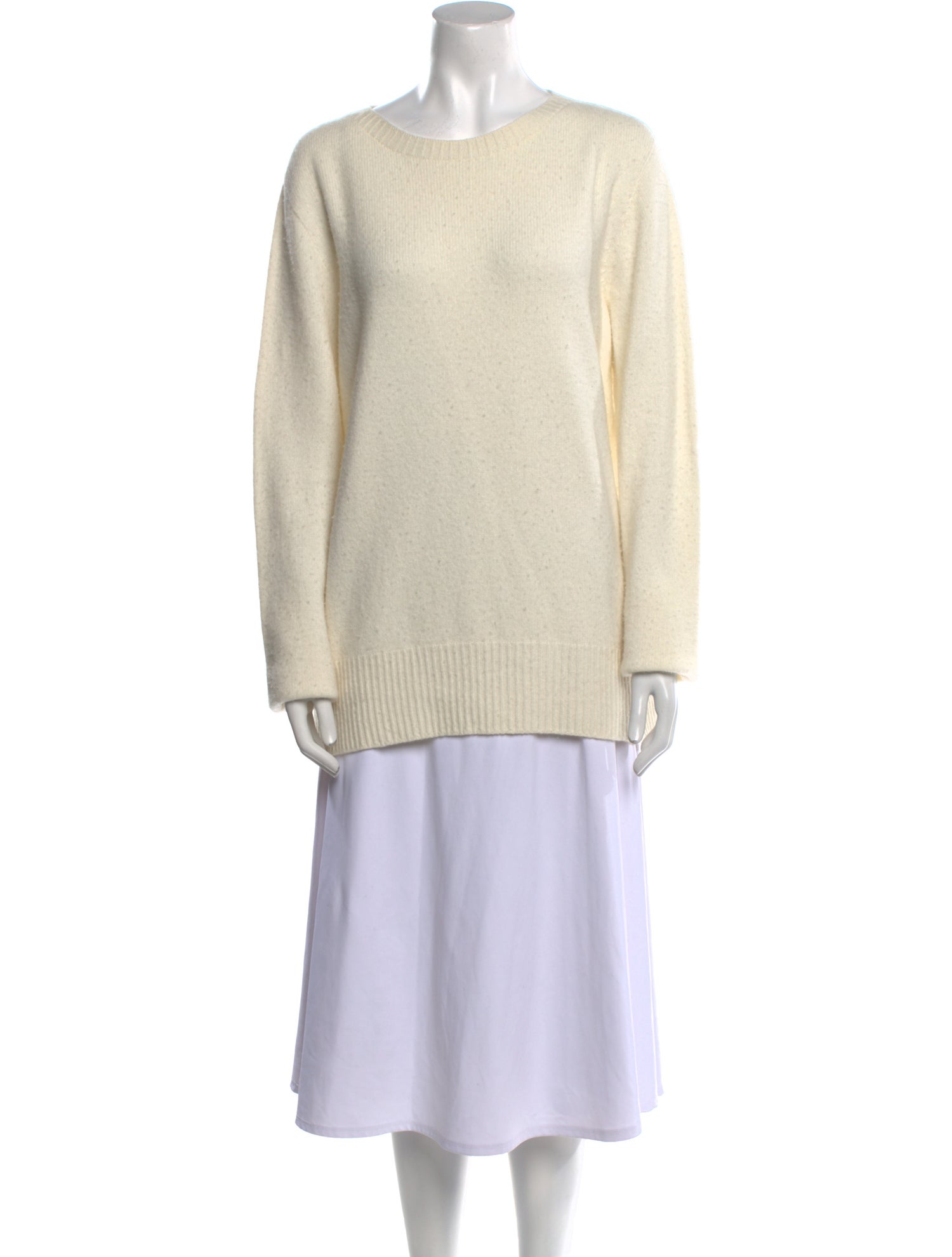 The Row Wool Bateau Neckline Sweater