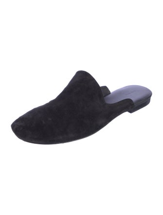 The Row Granpa Suede Mules