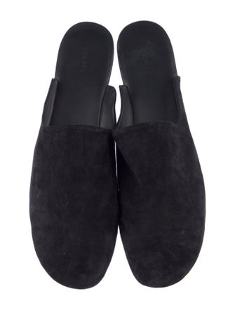The Row Granpa Suede Mules