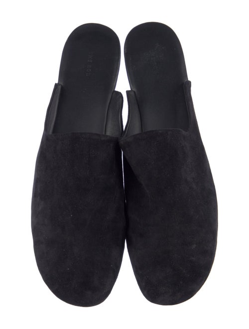 The Row Granpa Suede Mules