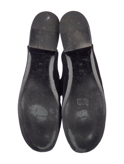 The Row Granpa Suede Mules