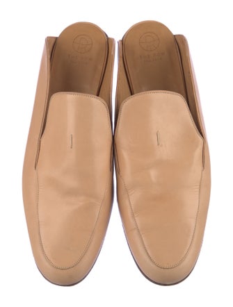 The Row 2014 Leather Mules