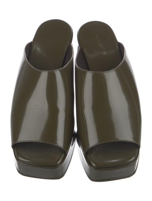 The Row Emi Leather Slides