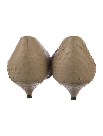 The Row Liisa Python Pumps