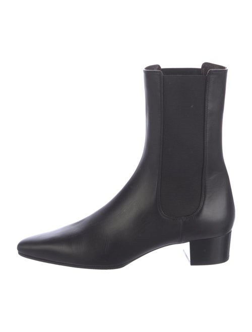 The Row British Leather Chelsea Boots