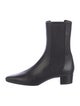The Row British Leather Chelsea Boots