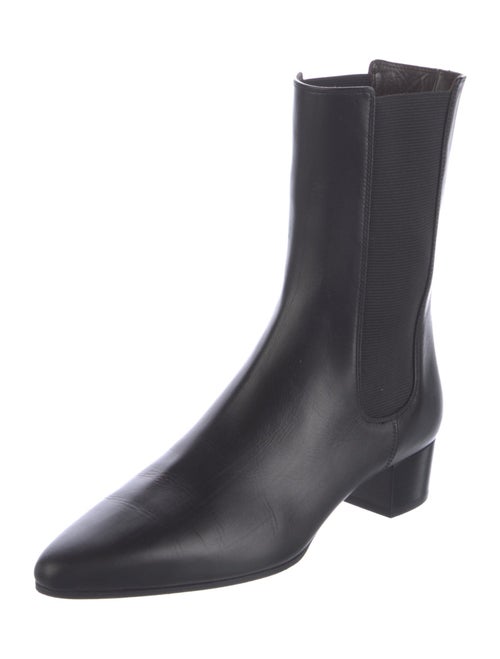 The Row British Leather Chelsea Boots