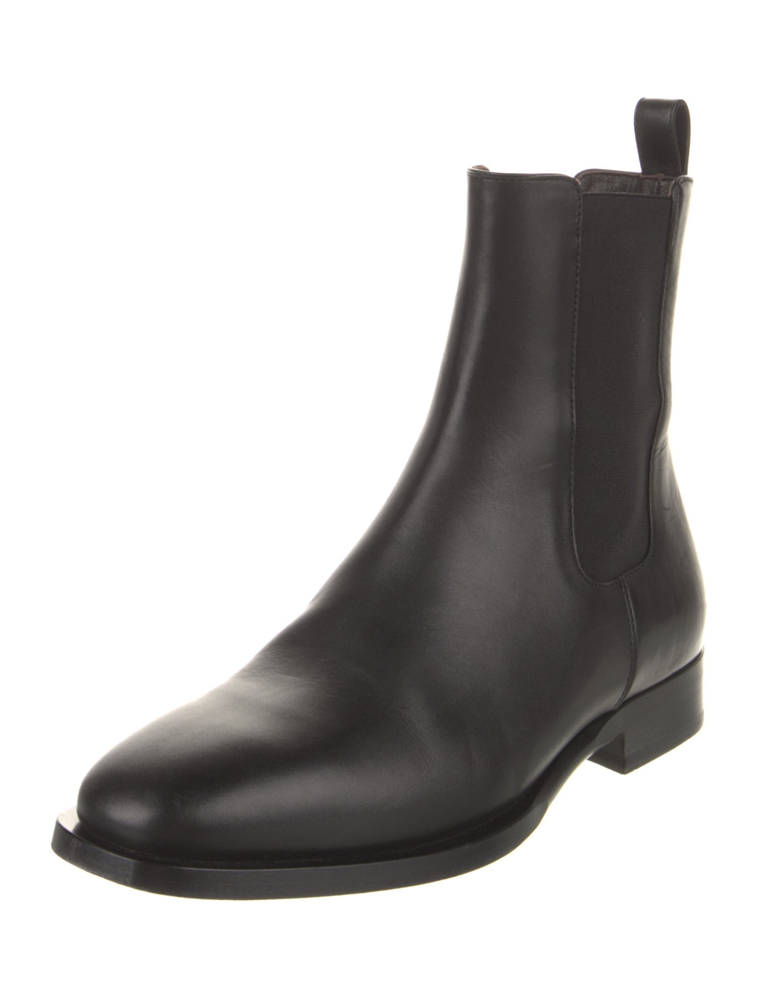 The Row Grunge Leather Chelsea Boots
