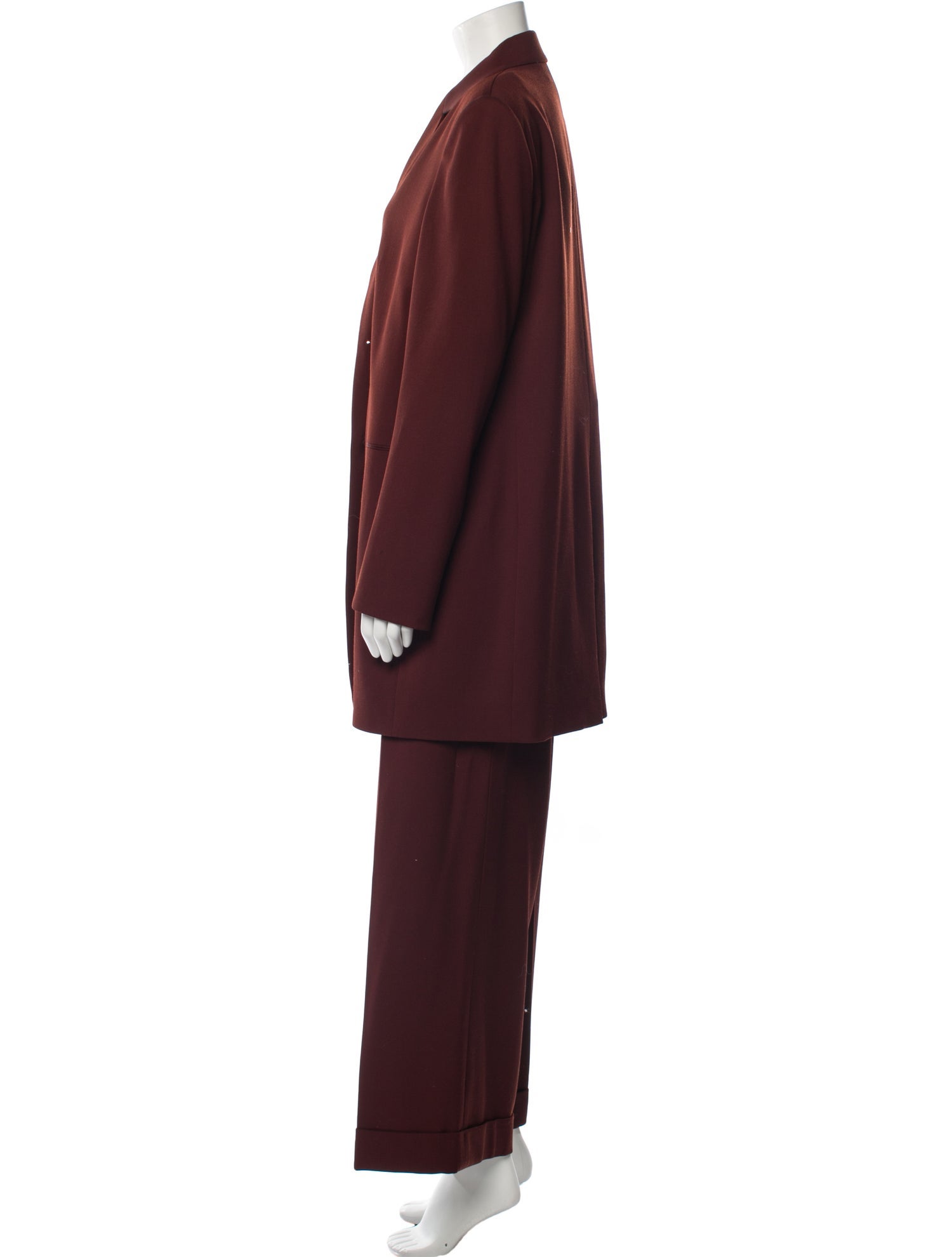 The Row Batilda Virgin Wool Pantsuit