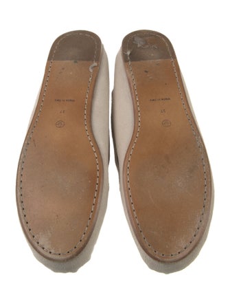 The Row Mabel Moc Suede Moccasins
