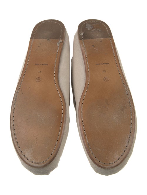 The Row Mabel Moc Suede Moccasins