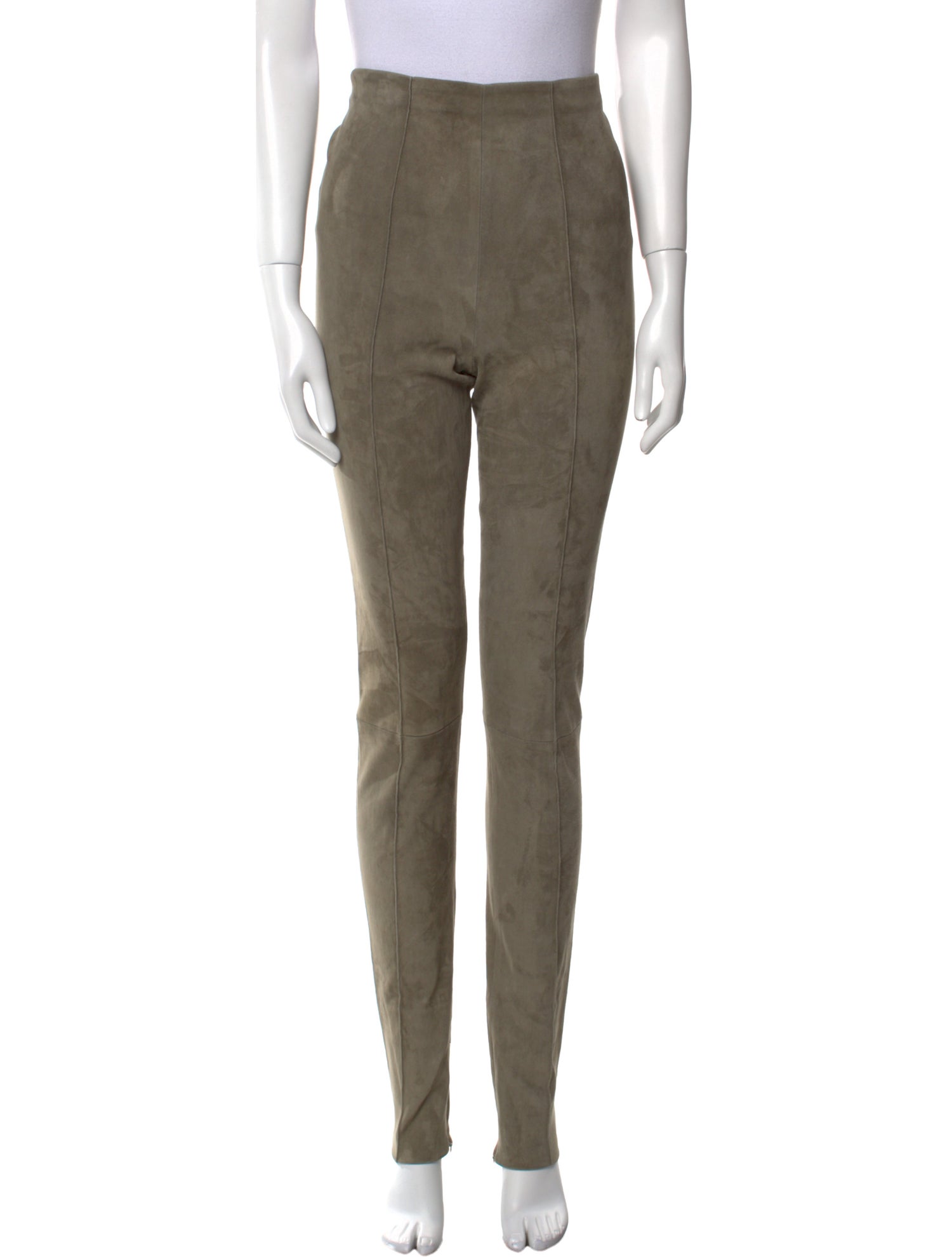 The Row Leather Skinny Leg Pants