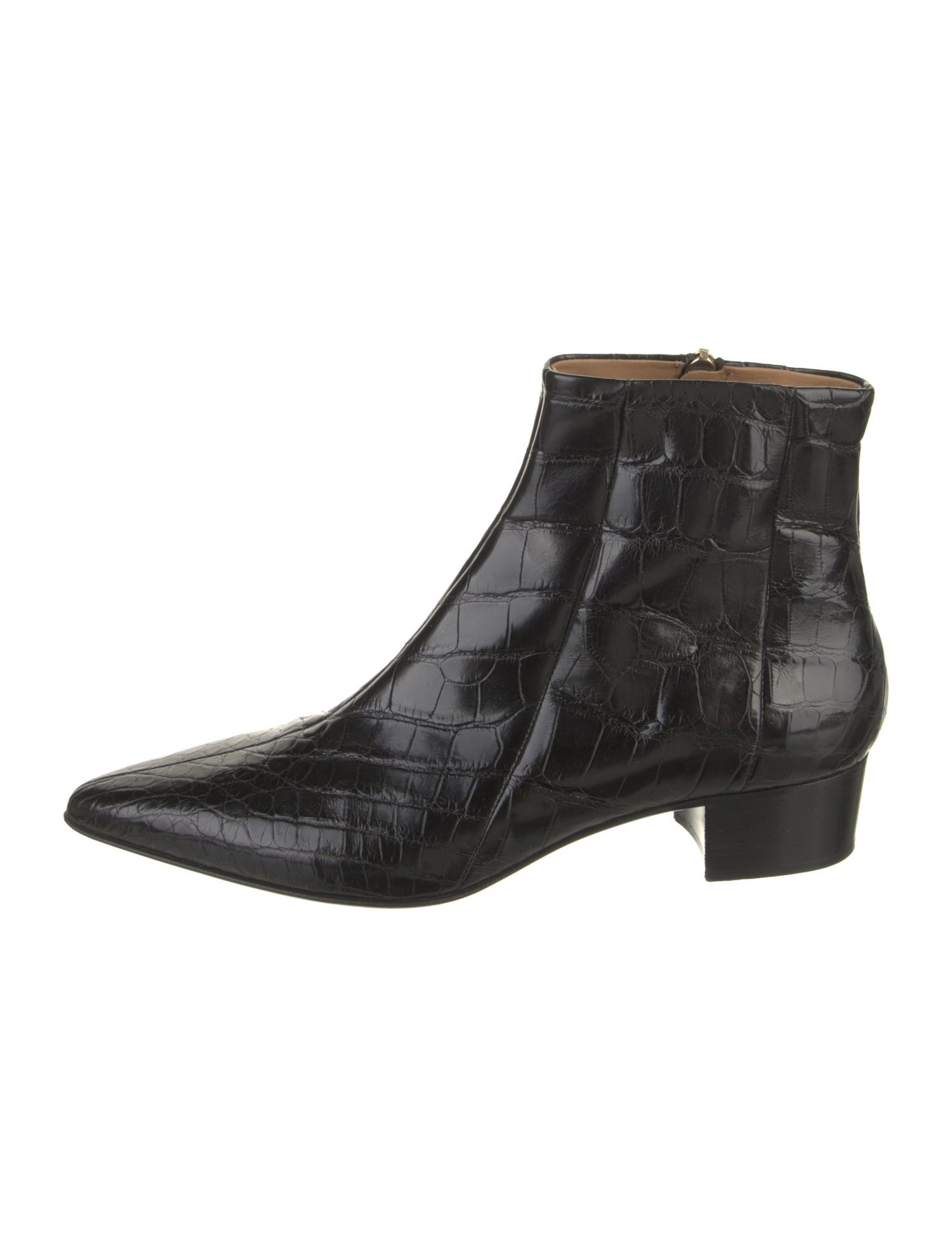 The Row Embossed Leather Boots