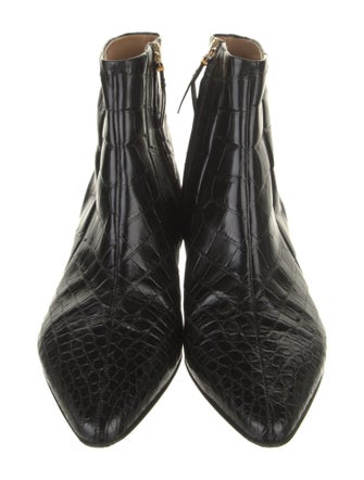 The Row Embossed Leather Boots