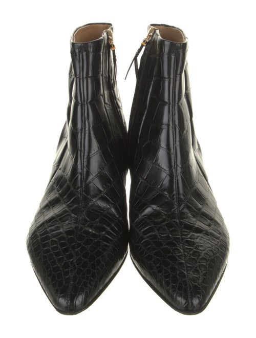 The Row Embossed Leather Boots